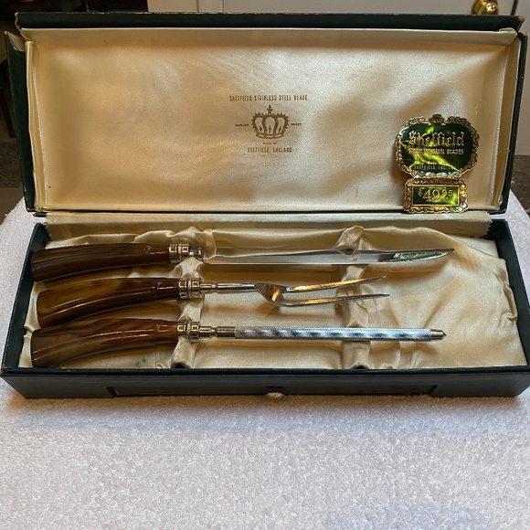 Vintage Sheffield Stainless Steel Knife Set. - Picture 1 of 6